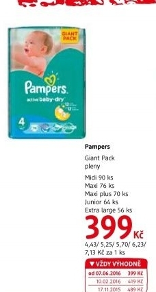 Pleny dětské Pampers