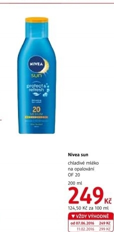 Mléko na opalování OF 20 Protect&