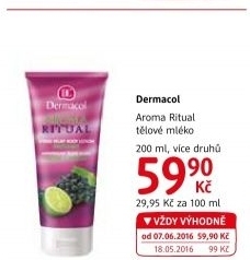 Tělové mléko Aroma Ritual Dermacol