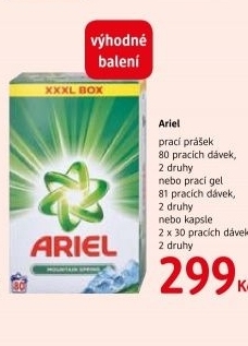 Prací prášek Ariel