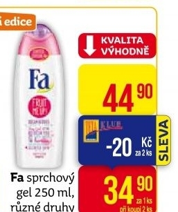 Sprchový gel Fa