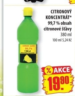 Koncentrát citronový