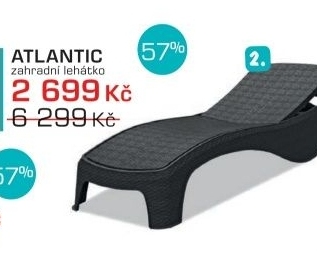 Atlantic - Lehátko (šedá)