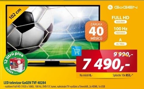 Televize GoGEN TVF 40284