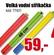 Stříkačka na vodu 48cm s vrtulkou, pěnová