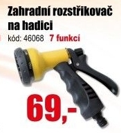 Pistole zahradní 7-funkční EXTOL, postřikovač