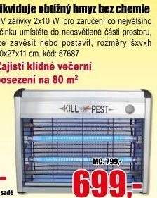 Lapač hmyzu UV BANG97 2x10W