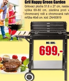 Gril Happy Green Garden