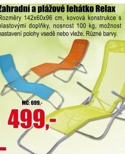 Lehátko Rulyt Relax oranžové