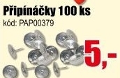 Připínáčky 100ks