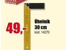 Úhelník žlutý 30cm