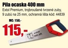 Pila ocaska 400mm EXTOL Premium