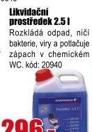 Prostředek likvidační Instablue Standard 2,5l do chemické toalety