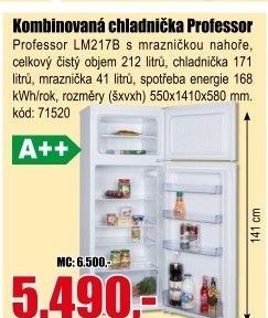 Chlad/mraz Professor LM217B A++