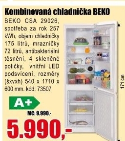 Chlad/mraz BEKO CSA 29026