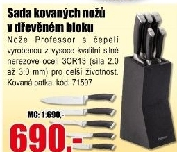 Sada kovaných nožů Professor 1129