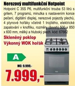 Sporák Hotpoint C 35S P6 (X) R /HA S