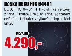 Deska vařidl. BEKO HIC 64401