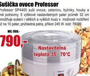 Sušička ovoce Professor SP4400