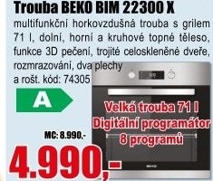 Trouba BEKO BIM 22300 X