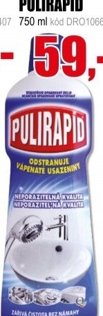 PULIRAPID na vápenaté usazeniny 750 ml