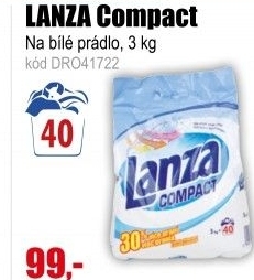 Prací prášek LANZA 40PD Regular