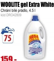 WOOLITE gel 4,5l/75PD Extra White