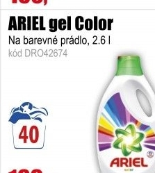 ARIEL gel 2,6l/40PD Color