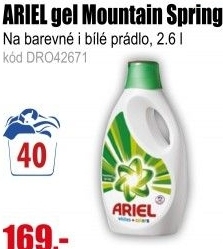 ARIEL gel 2,6l/40PD Mountain Spring