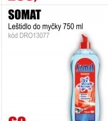 SOMAT oplachovací prostředek 750 ml