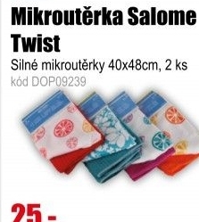 Mikroutěrka Salome Twist 2 ks