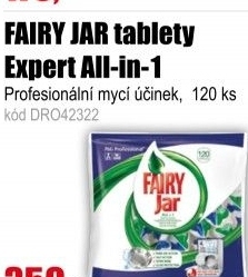 JAR FAIRY Professional kapsle 120 ks