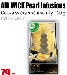 AIR WICK svíčka Pearl Infusions Madagaskarská Vanilka 120g