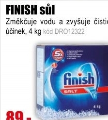FINISH sůl do myčky 4 kg