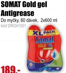 MY SOMAT Gold gel 60 dávekAntigrease 2x600 ml