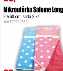 Mikroutěrka Salome Long 2ks