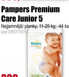 Plenky Pampers Premium Care Junior 5 11-25 kg 44 ks