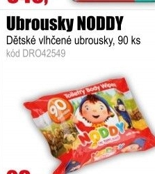 Ubrousky vlhčené NODDY dětské 90ks