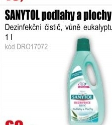 SANYTOL Podlahy a Plochy 1 l