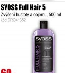 Šampon SYOSS Full Hair 5 500 ml