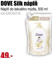 DOVE mýdlo tekuté Silk nápln 500ml