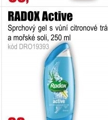 Sprchový gel RADOX Feel Active 250ml