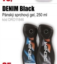 Sprchový gel DENIM Black 250ml
