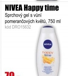 Sprchový gel NIVEA Happy time 750 ml