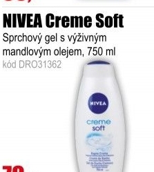 Sprchový gel NIVEA Creme soft 750 ml
