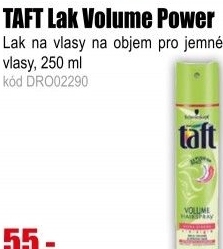 TAFT lak Volume Power pro objem 250 ml