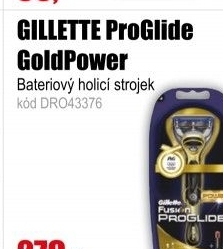 GILLETTE ProGlide Gold Power strojek + 1ks
