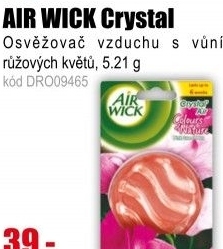 AIR WICK Crystal Růžové květy 5,21g