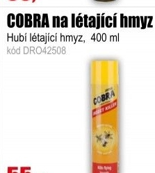 COBRA přípravek na létající hmyz 400ml