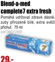 Zubní pasta Blend-a-med complete7 extra fresh 75ml